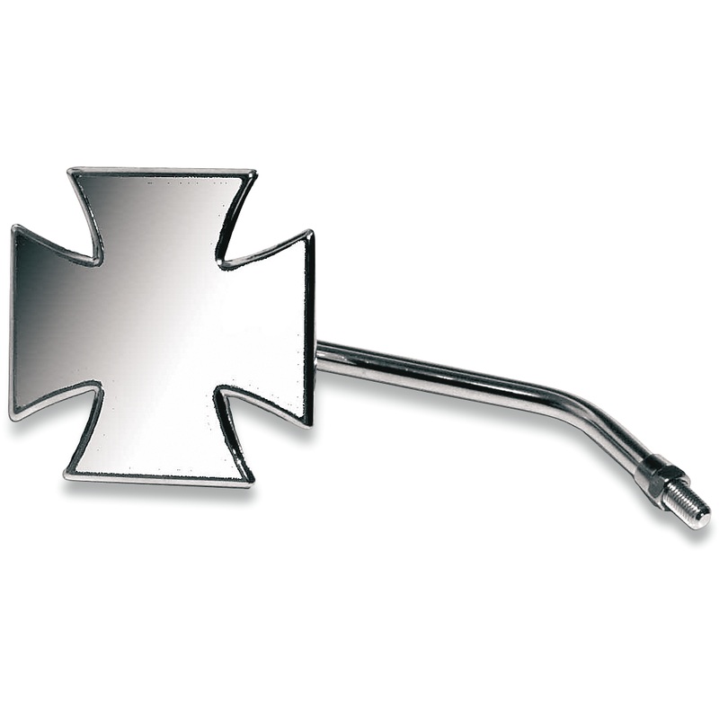Emgo Mirror – Maltese – Side View – Cross – Chrome – Left – For Euro/Japanese Models 20-34842A