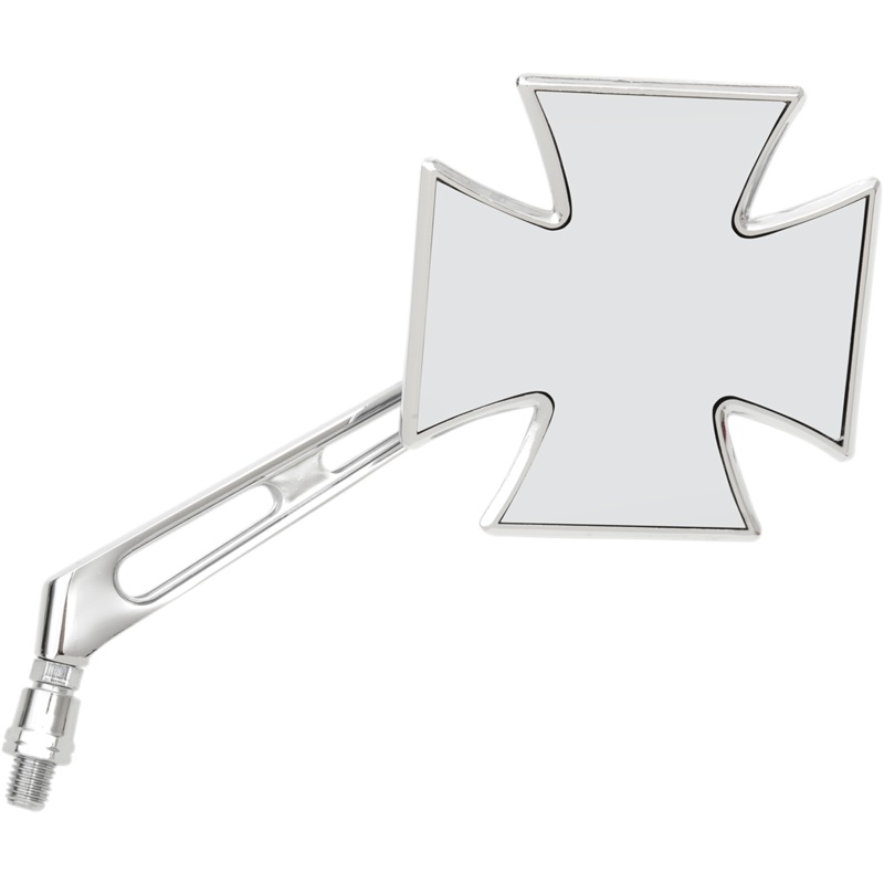 Emgo Mirror – Maltese – Side View – Cross – Chrome – Right – Universal 20-34863A