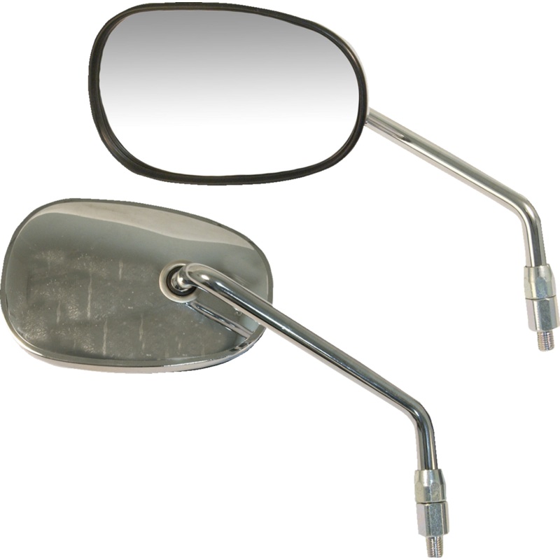 Emgo Mirror – OEM-Style Replacement – Rectangle – Chrome – Left 20-29702