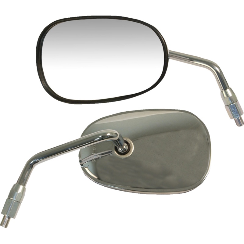Emgo Mirror – OEM-Style Replacement – Rectangle – Chrome – Left 20-29712