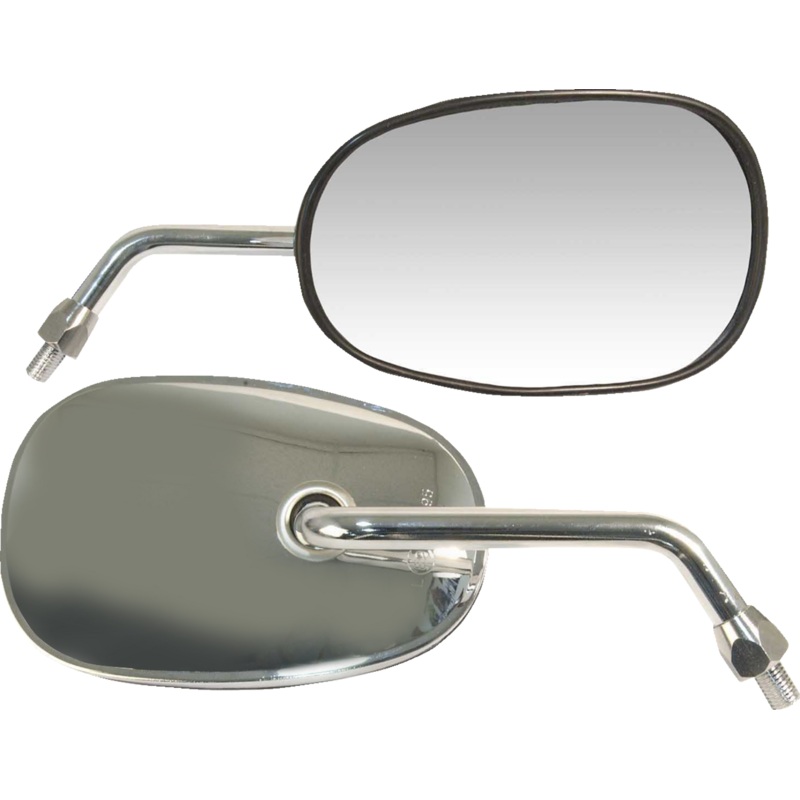 Emgo Mirror – OEM-Style Replacement – Rectangle – Chrome – Left 20-29722
