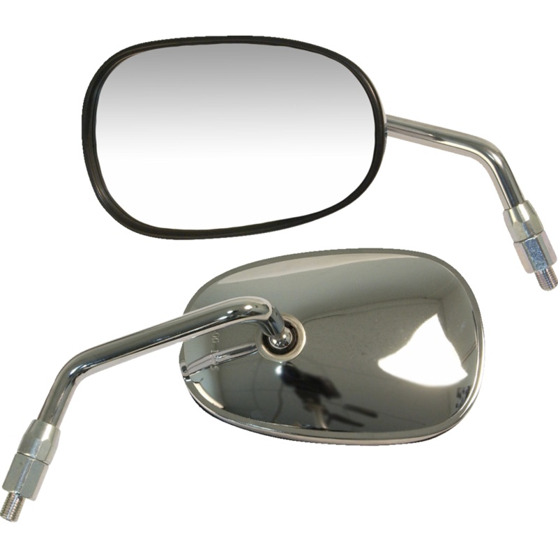 Emgo Mirror – OEM-Style Replacement – Rectangle – Chrome – Right 20-29711