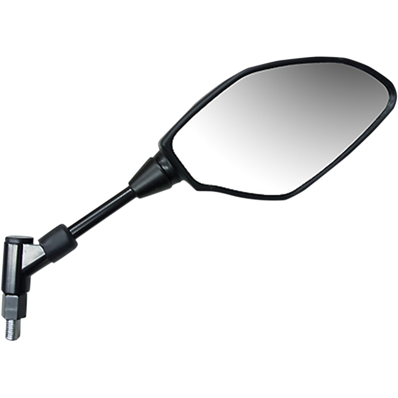 Emgo Mirror – Side View – Polygon – Black – Right 20-34931