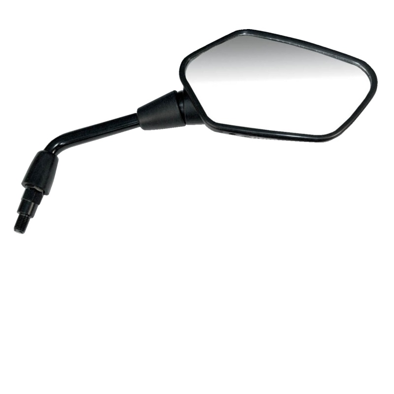 Emgo Mirror – Side View – Polygon – Black – Right 20-35281