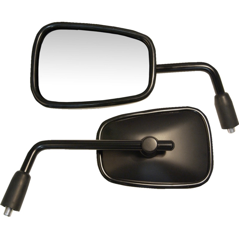 Emgo Mirror – Side View – Rectangular – Black – Left 20-29742