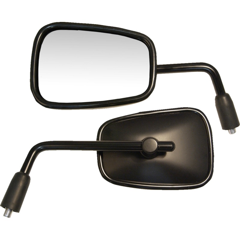 Emgo Mirror – Side View – Rectangular – Black – Right 20-29741