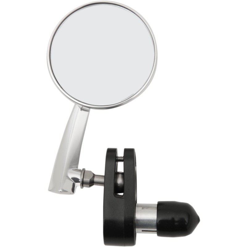 Emgo Mirror – Side View – Round – Polished – Left 20-34044