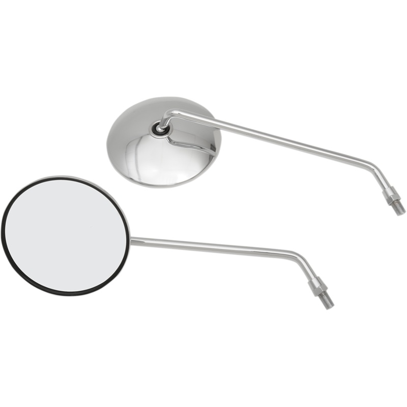 Emgo Mirrors – Classic – Universal – Side View – Round – Chrome – Left/Right 20-37414