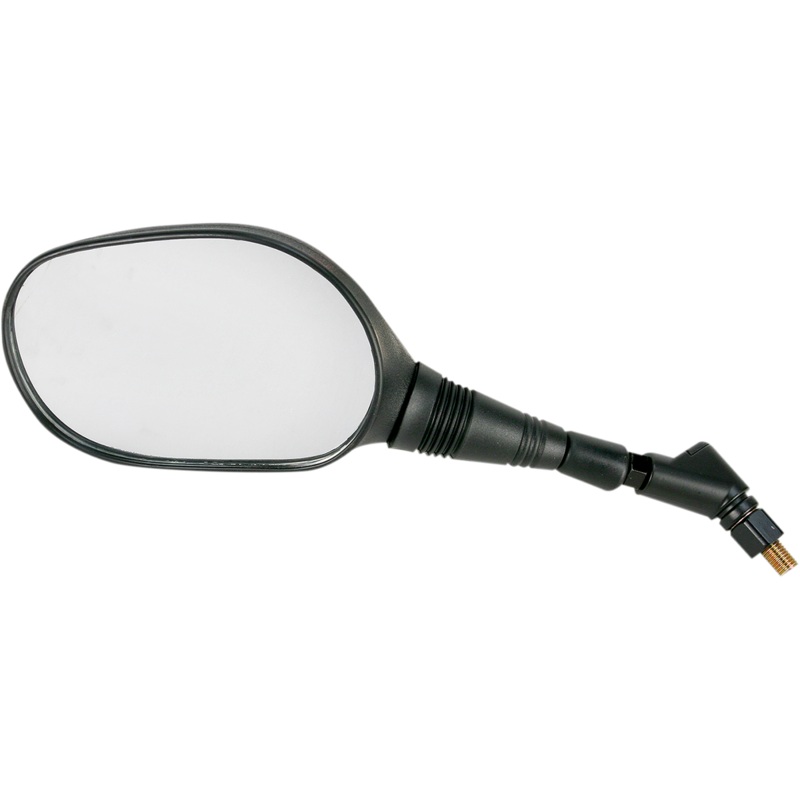 Emgo Mirror – Side View – Oval – Black – Left 20-55232