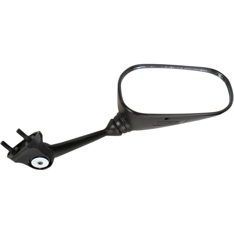 Emgo Mirror – Side View – Oval – Black – Right 20-57901