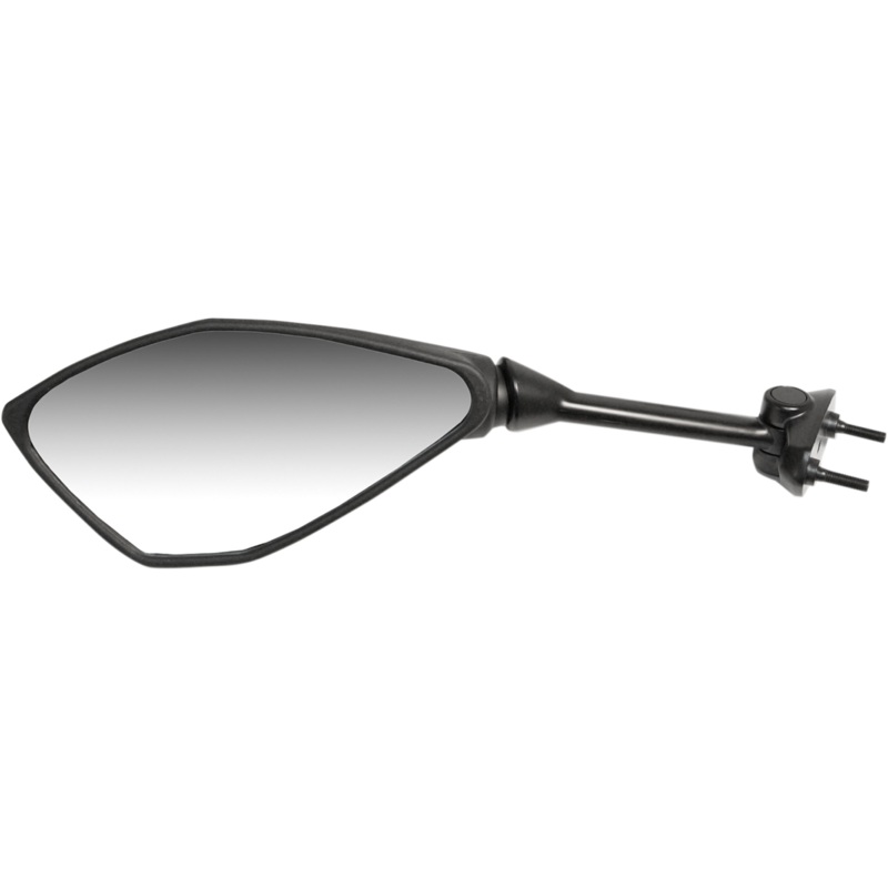 Emgo Mirror – Side View – Polygon – Black – Left 20-49302