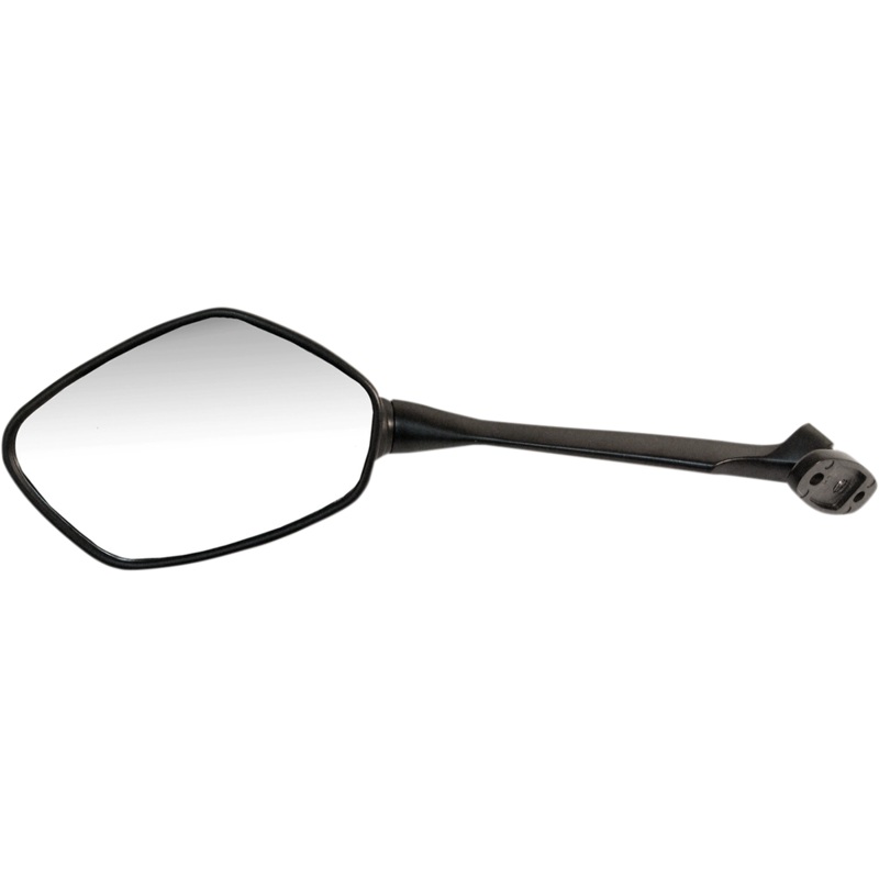 Emgo Mirror – Side View – Polygon – Black – Left 20-87152