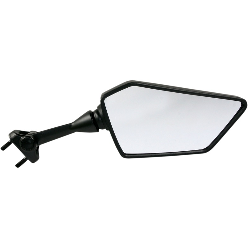 Emgo Mirror – Side View – Polygon – Black – Right 20-43091
