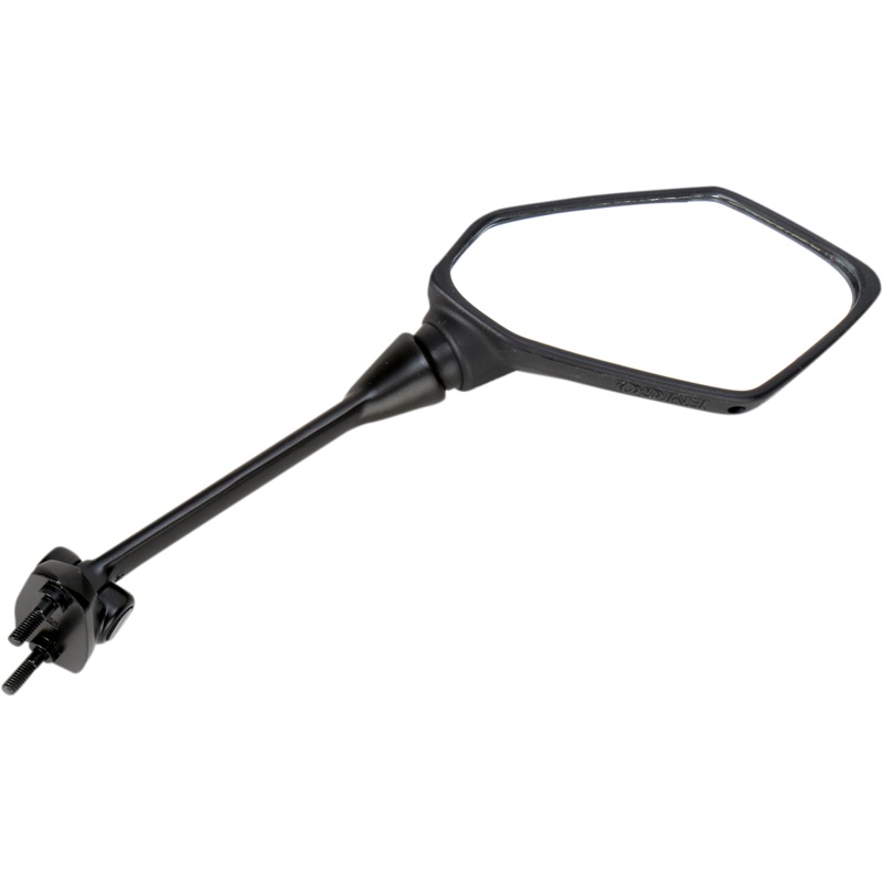 Emgo Mirror – Side View – Polygon – Black – Right 20-49211