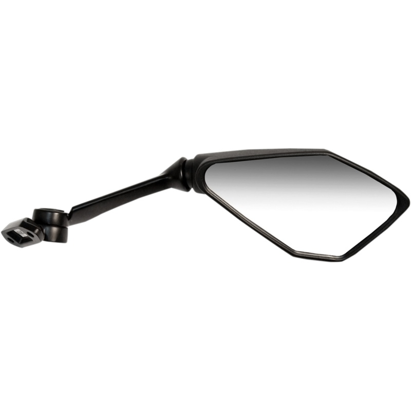 Emgo Mirror – Side View – Polygon – Black – Right 20-49261
