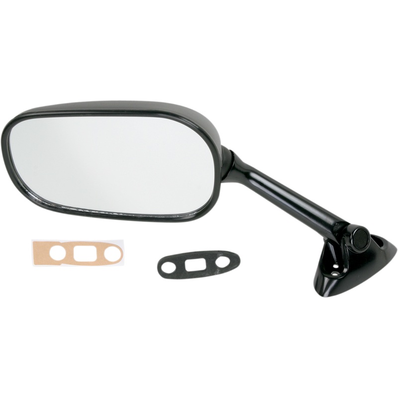 Emgo Mirror – Side View – Rectangle – Black – Left 20-69782