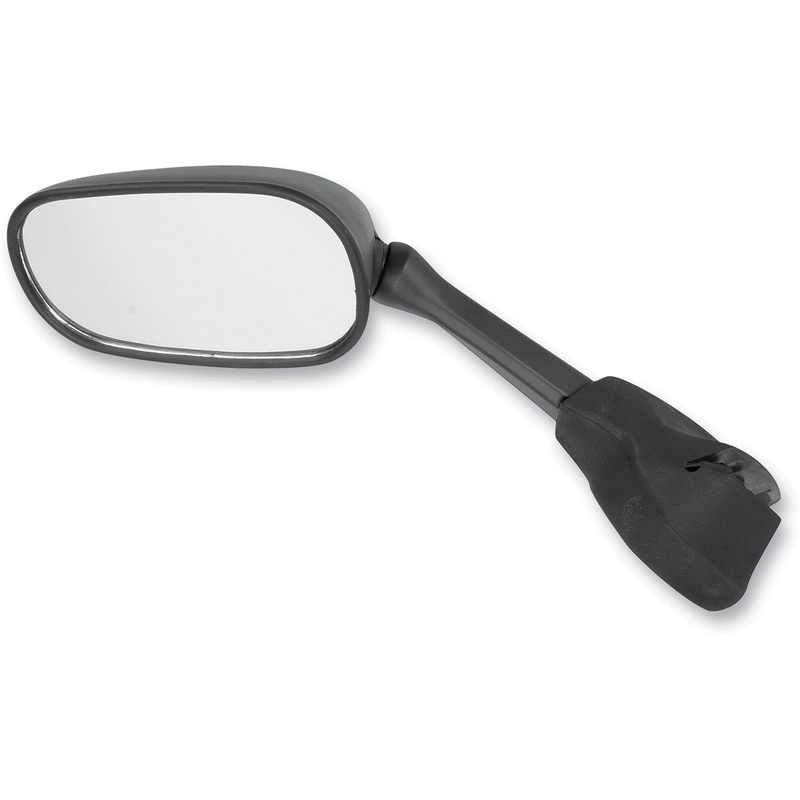 Emgo Mirror – Side View – Rectangle – Black – Left 20-80572