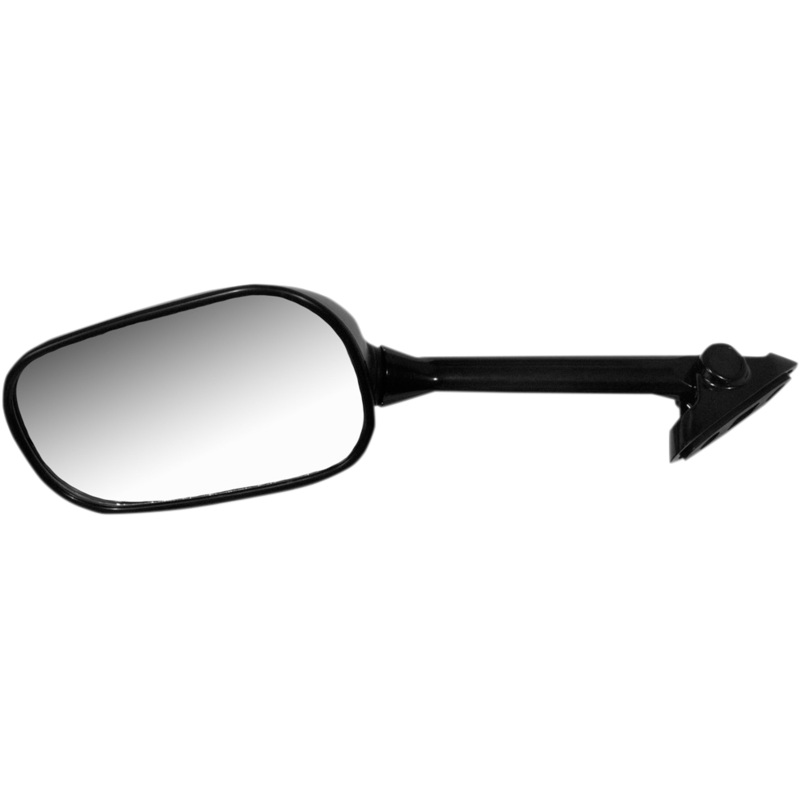 Emgo Mirror – Side View – Rectangle – Black – Left 20-97202