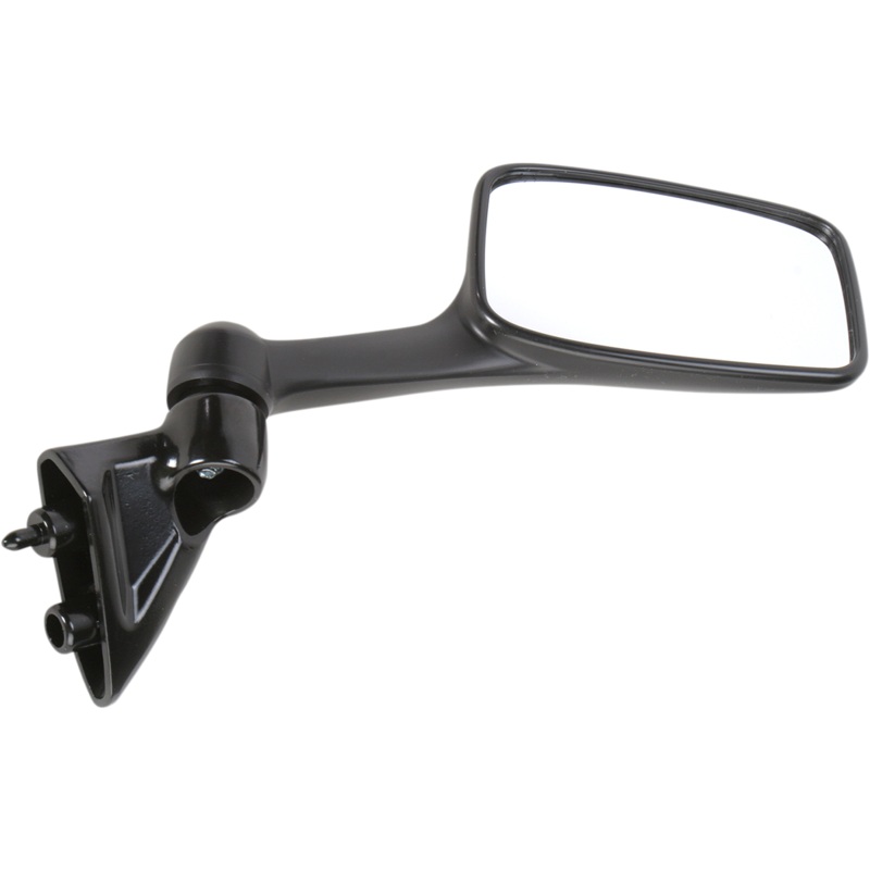 Emgo Mirror – Side View – Rectangle – Black – Right 20-43081
