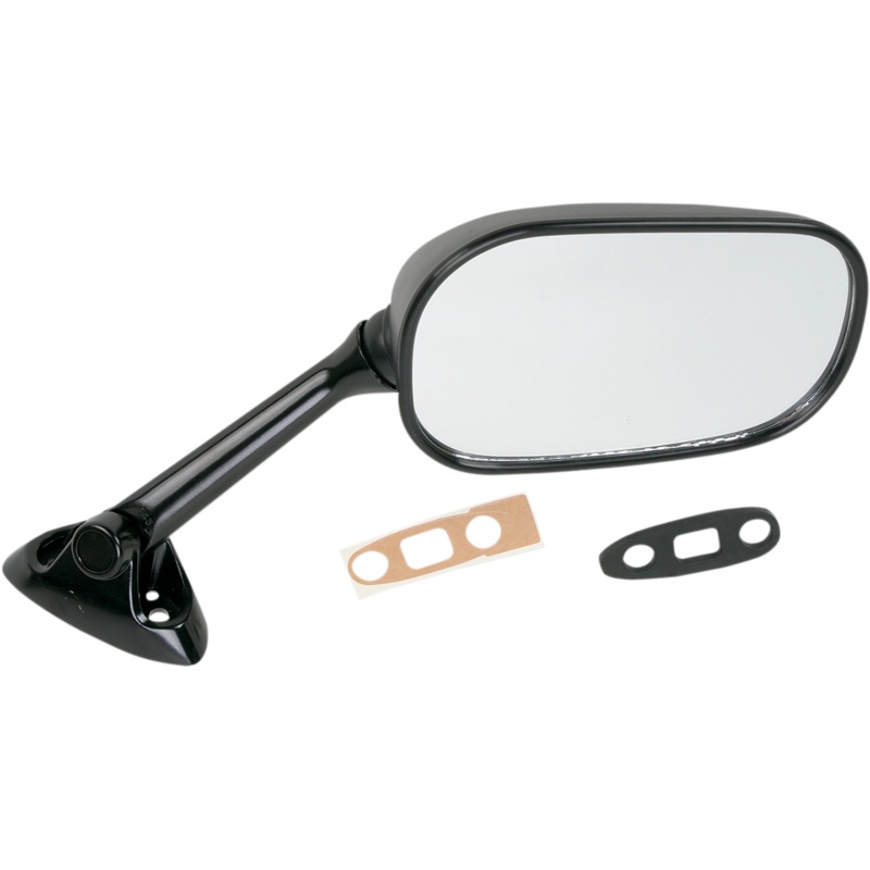 Emgo Mirror – Side View – Rectangle – Black – Right 20-69781