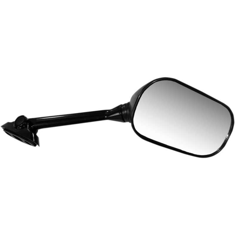 Emgo Mirror – Side View – Rectangle – Black – Right 20-97201