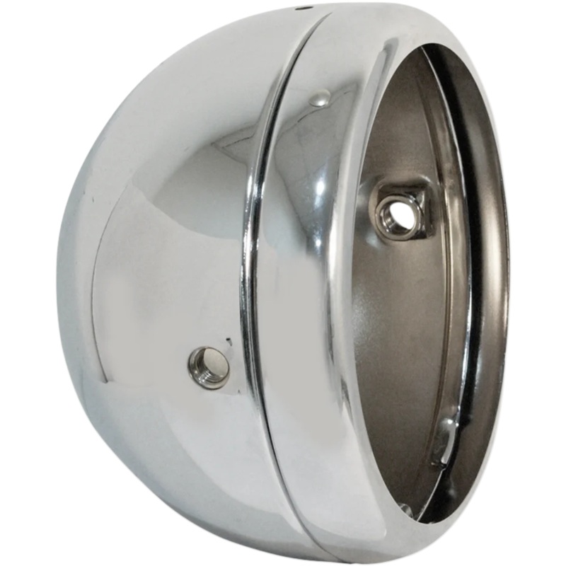 Emgo 5 3/4″ Lucas Style Headlight Shell – Chrome 66-65073