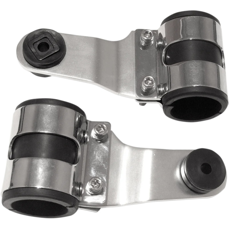 Emgo Headlamp Bracket – Chrome 66-35850