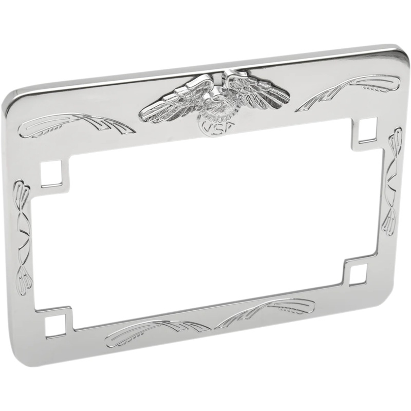 Emgo Eagle License Plate Frame – Chrome 86-42630