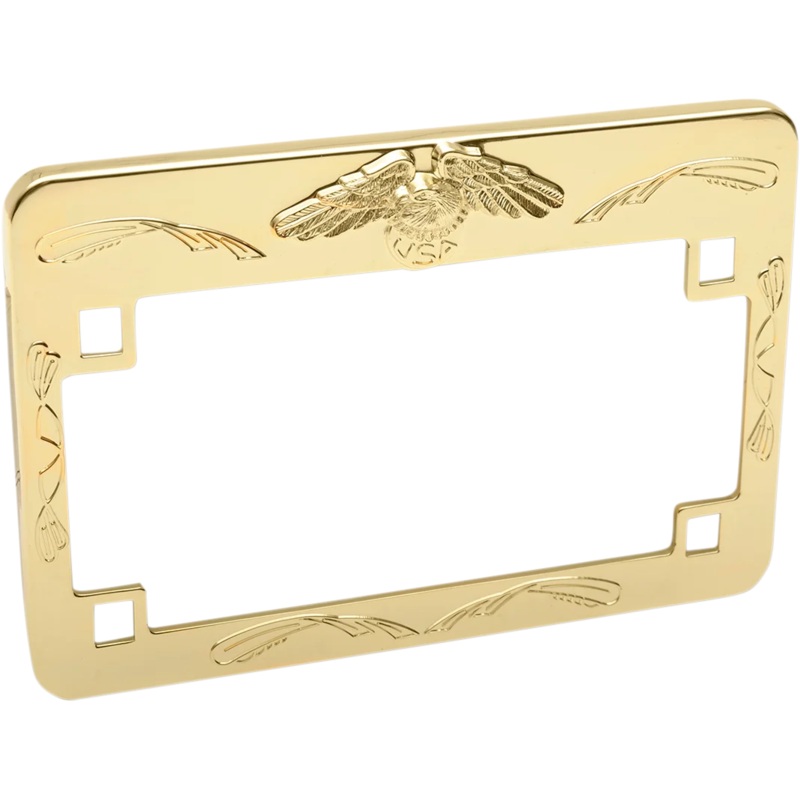 Emgo Eagle License Plate Frame – Gold 86-42650