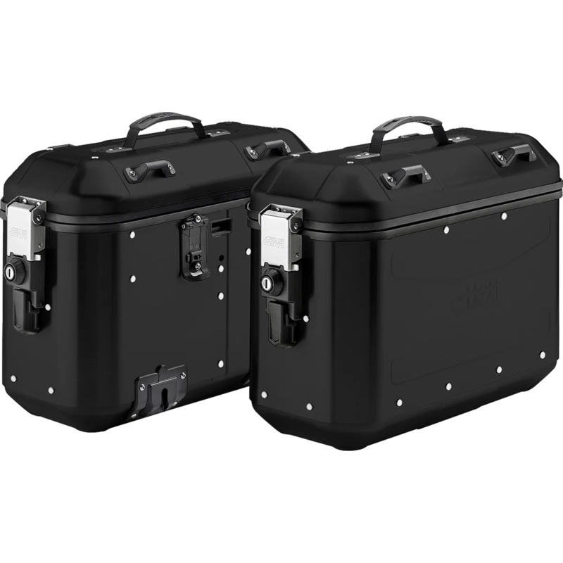 GIVI Dolomiti Monokey Side Cases – 36L – Black DLMK36BPACK2