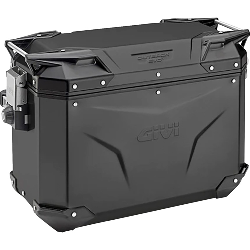 GIVI Outback Evo Side Case – Left – 48 Liter – Black OBKE48BLA