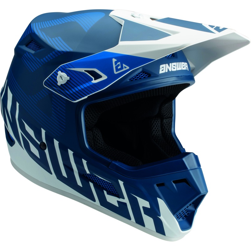 Answer AR1 V2 Bold Helmet Blue/White – 2XL