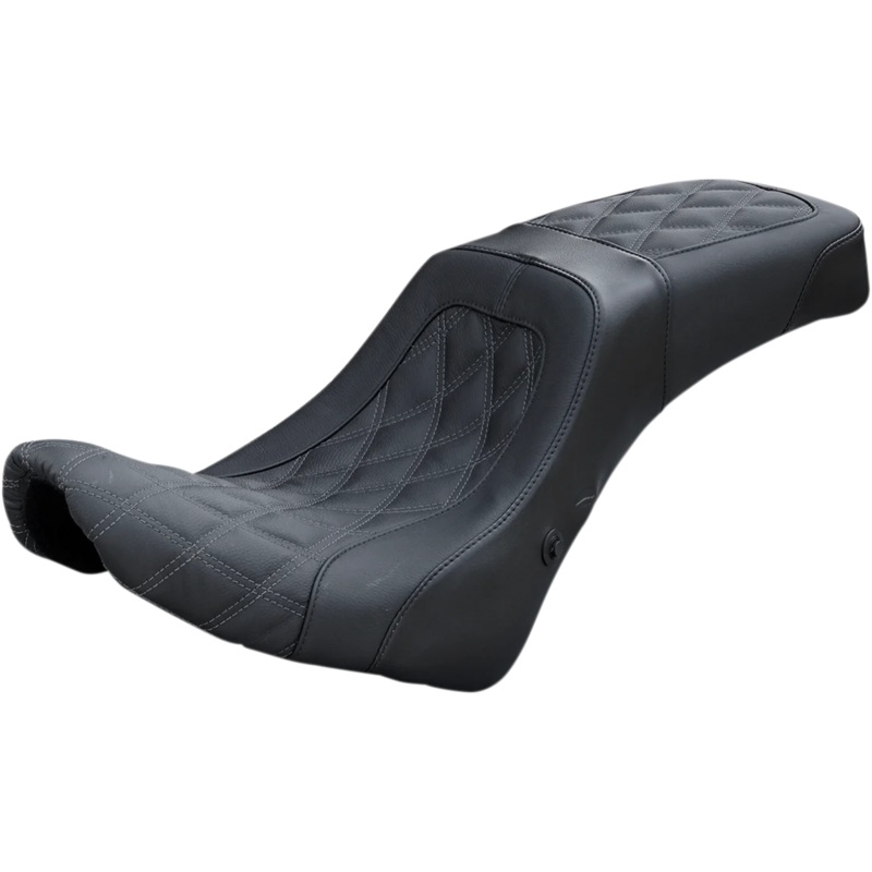 Danny Gray Airhawk Weekday 2Up XL Seat – no Backrest Receptacle – Diamond Stitch – Air – FL/FXBB ’18-’23 21-208DIAAIR