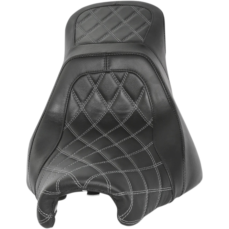 Danny Gray Airhawk Weekday 2Up XL Seat – no Backrest Receptacle – Double Diamond Stitch – Air – FXBR/S ’18-’23 24-811DIAAIR