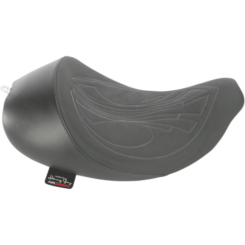 Danny Gray Bigseat Solo Seat – Drag Stitch w/ Charcoal Gray Thread – FL ’08-’23 21-417DAIR