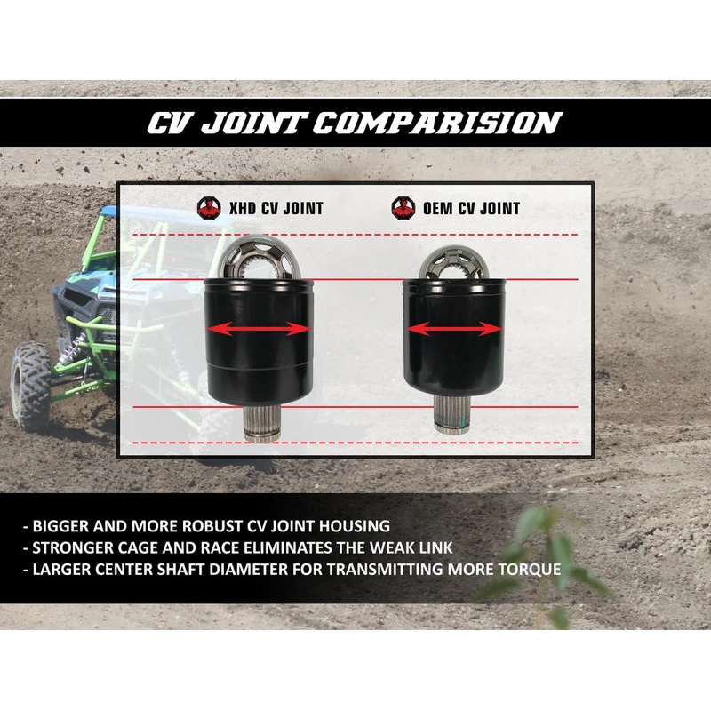 Demon Powersports Axle – X-Treme – Heavy-Duty – Long Travel – Rear Left/Right – Polaris RZR PAXL6052XHD4