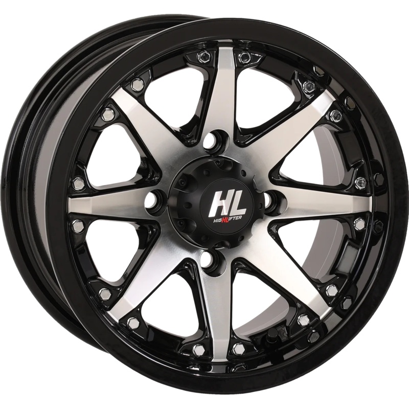 High Lifter Products Wheel – HL10 – Rear – Gloss Black w/Machined – 12×7 – 4/110 – 2+5 (-47 mm) 12HL10-1111