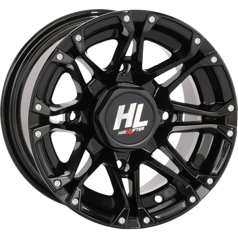 High Lifter Products Wheel – HL3 – Front/Rear – Gloss Black – 12×7 – 4/110 – 4+3 (+10 mm) 12HL03-1210