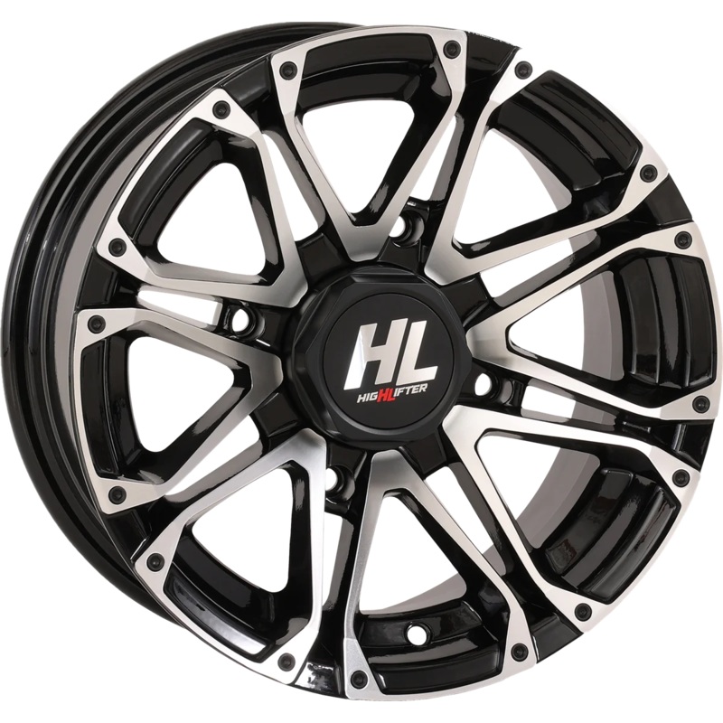 High Lifter Products Wheel – HL3 – Rear – Gloss Black w/Machined – 14×7 – 4/110 – 2+5 (-47 mm) 14HL03-1111