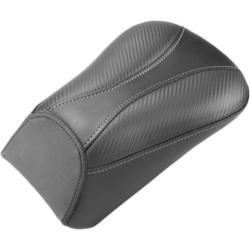 Saddlemen Dominator Pillion Pad – Standard Reach – Black w/ Gray Stitching 800-01-0162