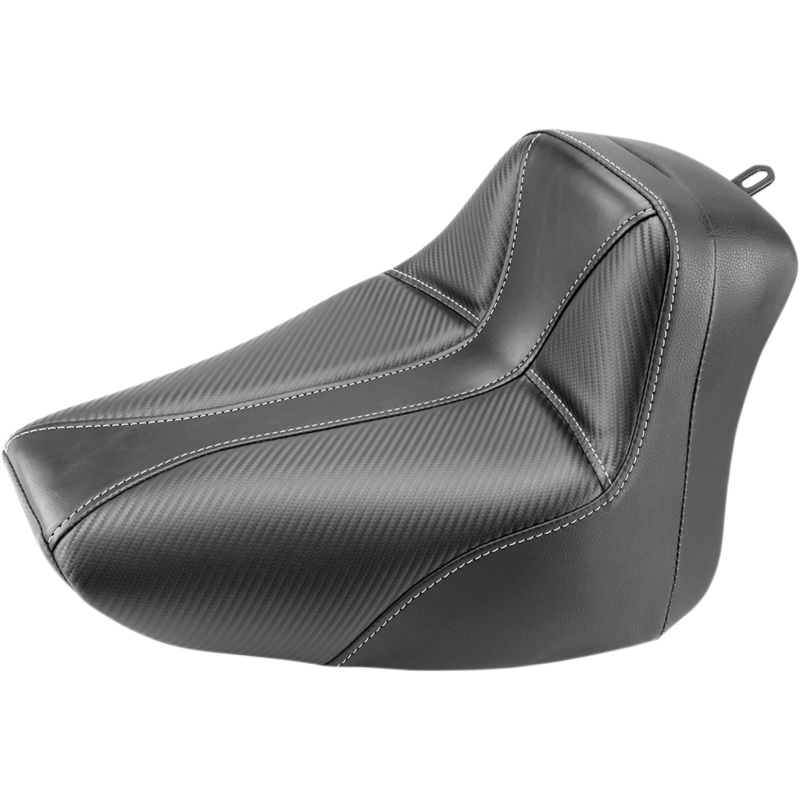 Saddlemen Dominator Solo Seat – w/o Backrest – Black w/ Gray Stitching – FLS/FXS ’00-’06 800-01-0042