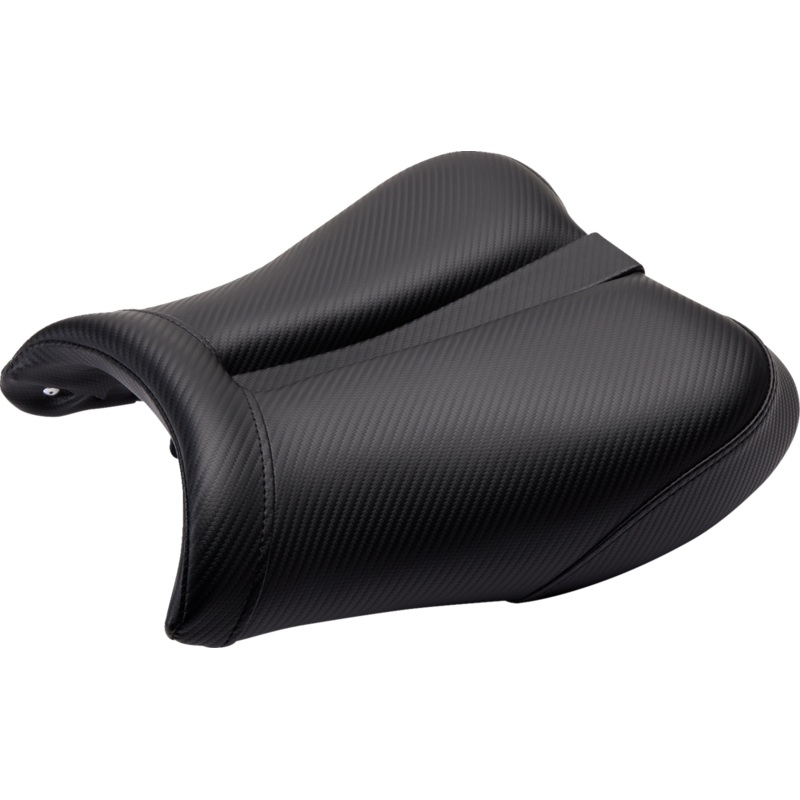 Saddlemen Gel Channel Track Carbon Fiber Sport Seat – Black – Hayabusa 0810-S025
