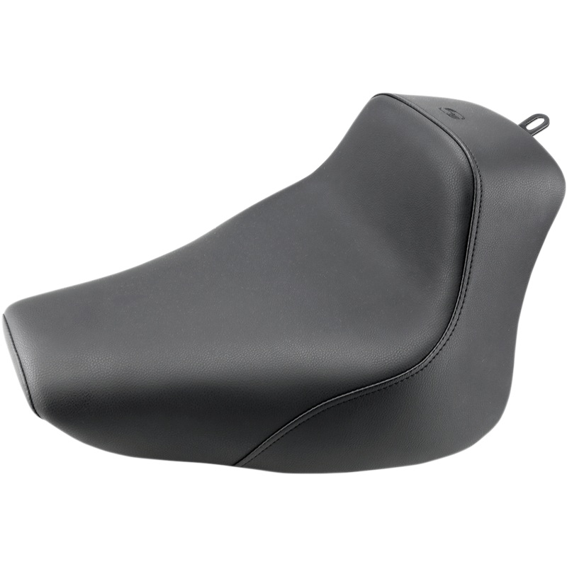 Saddlemen Heels Down Solo Seat – Without Backrest – Plain – Black 800-01-0021