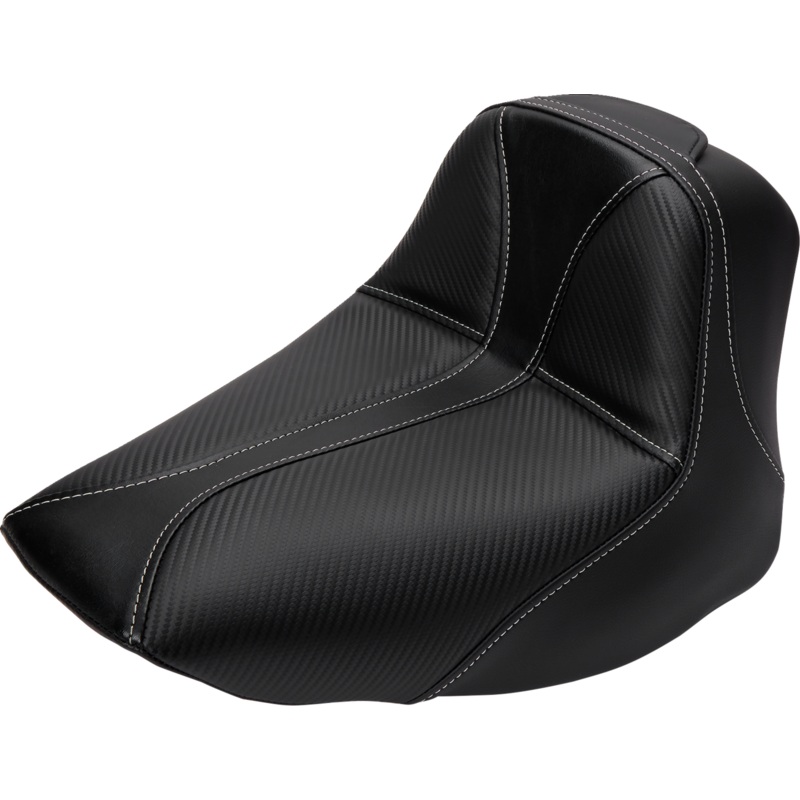 Saddlemen Dominator Solo Seat – w/o Backrest – Black w/ Gray Stitching – FLSTC/N ’06-’17 806-15-0042