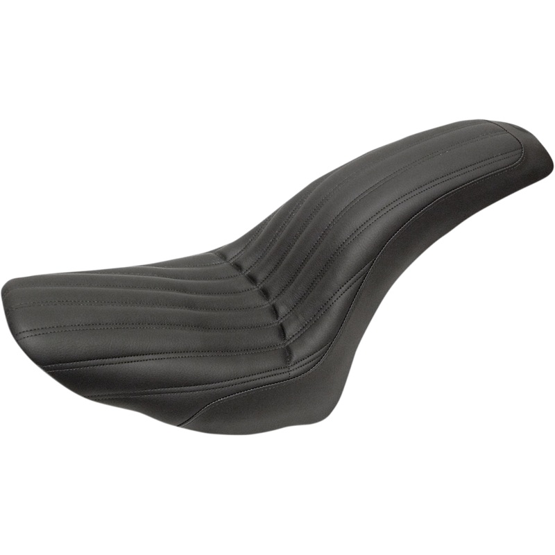 Saddlemen Knuckle 2-Up Seat – Ribbed – Black 806-23-047K
