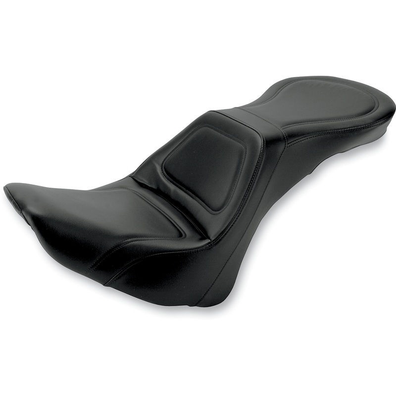 Saddlemen Seat – Explorer – Without Backrest – Stitched – Black – FLSTN ’06-’17 806-15-0291