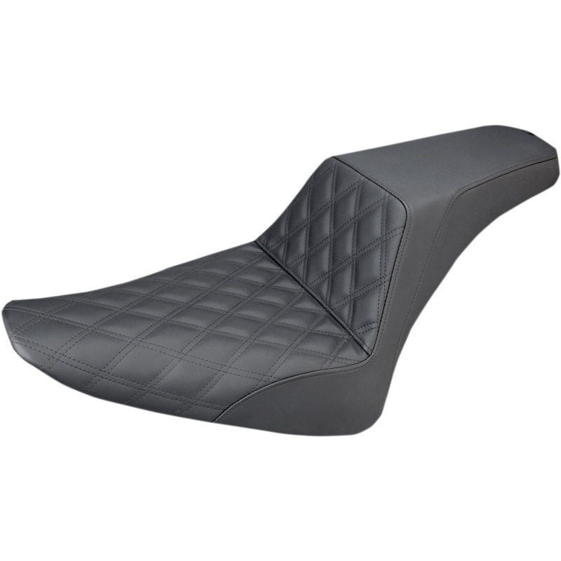 Saddlemen Step-Up Seat – Front Lattice Stitch – Black – FLS 812-26-172