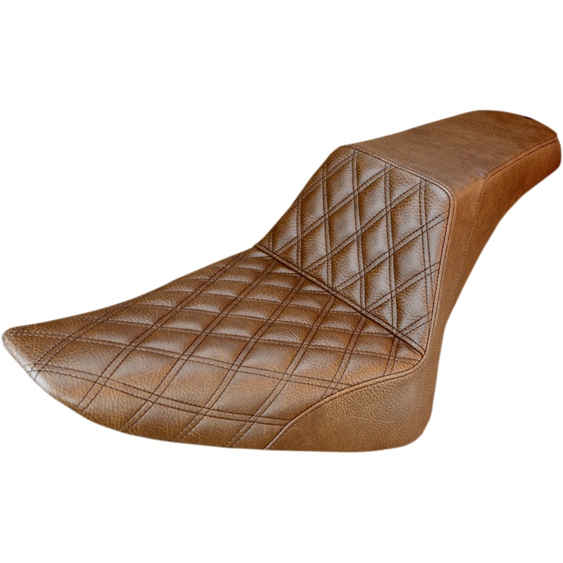 Saddlemen Step-Up Seat – Front Lattice Stitch – Brown – FLS 812-26-172BR