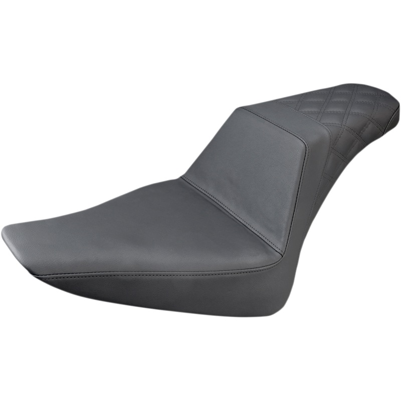 Saddlemen Step-Up Seat – Rear Lattice Stitch – Black – FLS 812-26-173