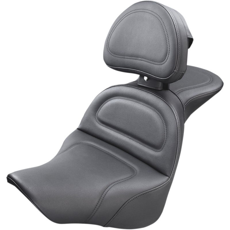 Saddlemen Explorer Seat – w/ Driver Backrest – FL/FX ’18-’23 818-27-030